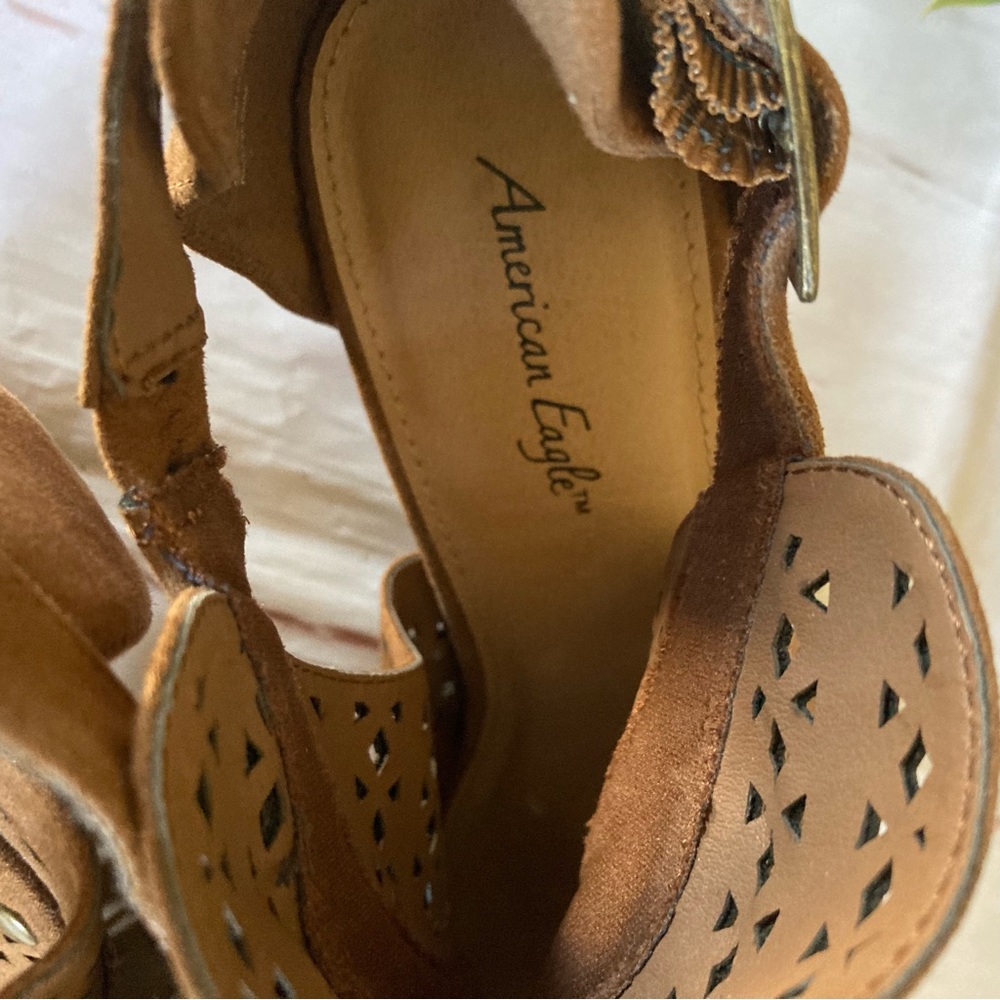AMERICAN EAGLE • Camel Ankle Booties - Picture 4 of 12
